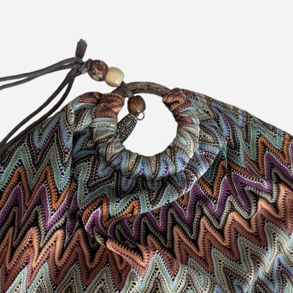 Y2k Boho Brown Strapless Top - Picture 3 of 4